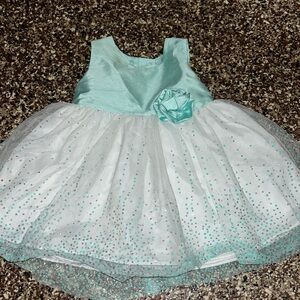 Teal dress size 12Mo like new no tags